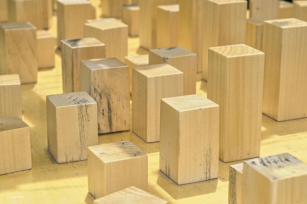 Urban massing architectural model